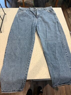 Women's Light Blue Wide Leg Denim Jeans